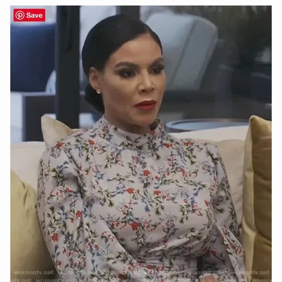 PrettyLittleThing White Floral Long Sleeve Ruffle Mini Dress Sz 6 - Picture 4 of 4